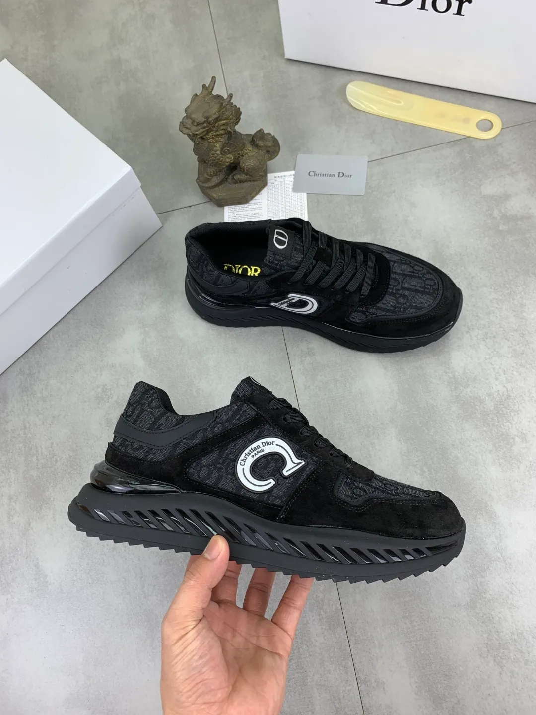 Men's Men's Shoes💰P440💰[New Style]🆘[Dior] 2025 Dior Original Lace-up Low-top Men's Shoes Classic casual shoes 🔥This model is the official classic model, with high quality and made by famous original designers. It is made of high-quality cowhide with original materials➕comfortable and breathable mesh lining➕pigskin insole. The perfect last shape and generous and fashionable design have attracted many consumers and are suitable for drivers to drive🚗. What you want is the highest quality in the market. Color: multi-color. Code number: 38--44 (45 customized)